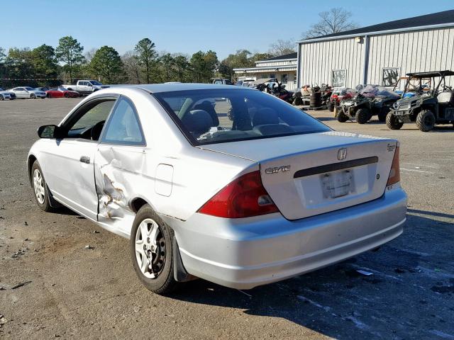 1HGEM21233L063930 - 2003 HONDA CIVIC DX SILVER photo 3