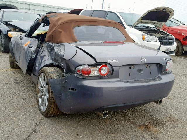 JM1NC25F160119061 - 2006 MAZDA MX-5 MIATA GRAY photo 3