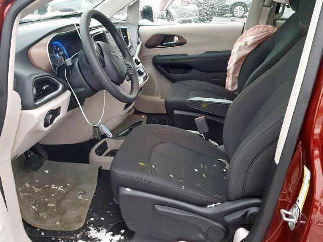 2C4RC1AG9JR257360 - 2018 CHRYSLER PACIFICA L MAROON photo 5