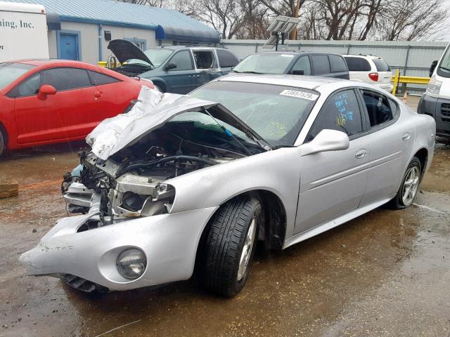 2G2WS522541102036 - 2004 PONTIAC GRAND PRIX GRAY photo 2