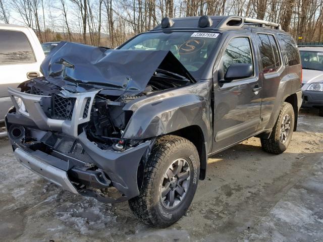 5N1AN0NW8FN666744 - 2015 NISSAN XTERRA X GRAY photo 2