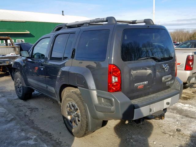 5N1AN0NW8FN666744 - 2015 NISSAN XTERRA X GRAY photo 3