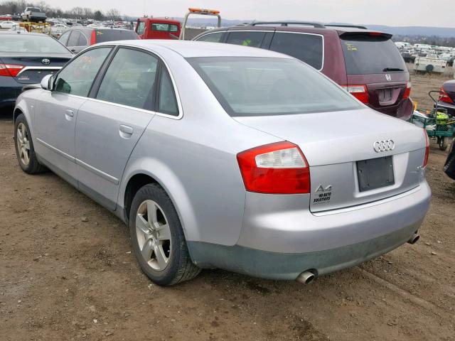 WAUJT68E34A081264 - 2004 AUDI A4 3.0 SILVER photo 3