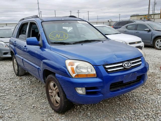 KNDJF723767223283 - 2006 KIA NEW SPORTA BLUE photo 1