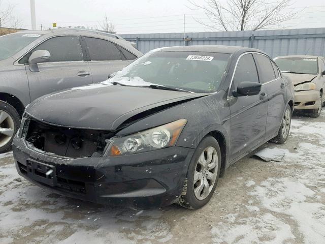 1HGCP26859A806801 - 2009 HONDA ACCORD EXL BLACK photo 2