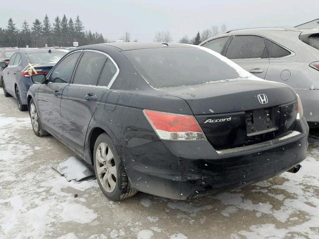 1HGCP26859A806801 - 2009 HONDA ACCORD EXL BLACK photo 3