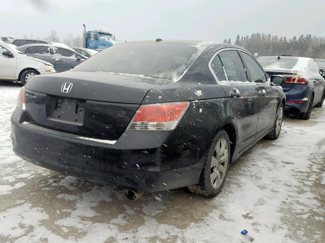 1HGCP26859A806801 - 2009 HONDA ACCORD EXL BLACK photo 4