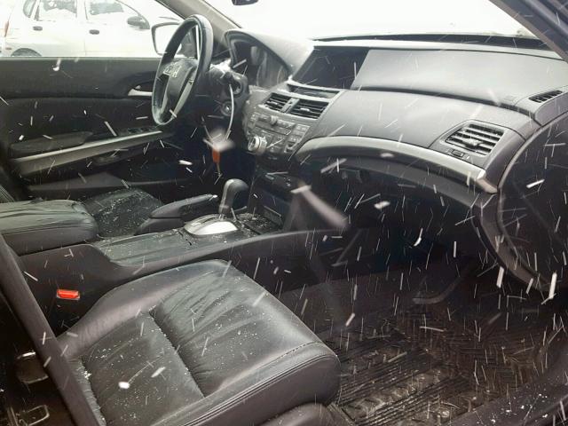 1HGCP26859A806801 - 2009 HONDA ACCORD EXL BLACK photo 5