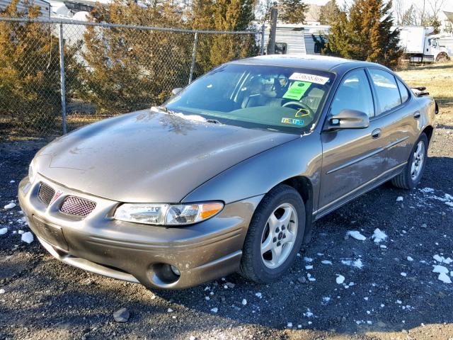 1G2WK52J22F197166 - 2002 PONTIAC GRAND PRIX GRAY photo 2