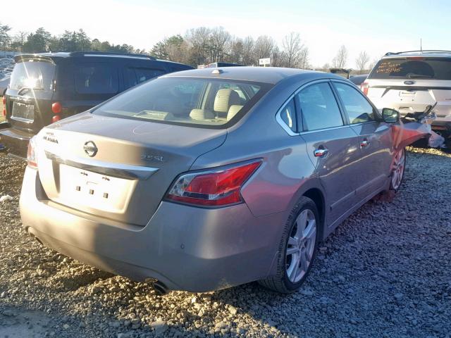 1N4BL3AP8FC574324 - 2015 NISSAN ALTIMA 3.5 SILVER photo 4