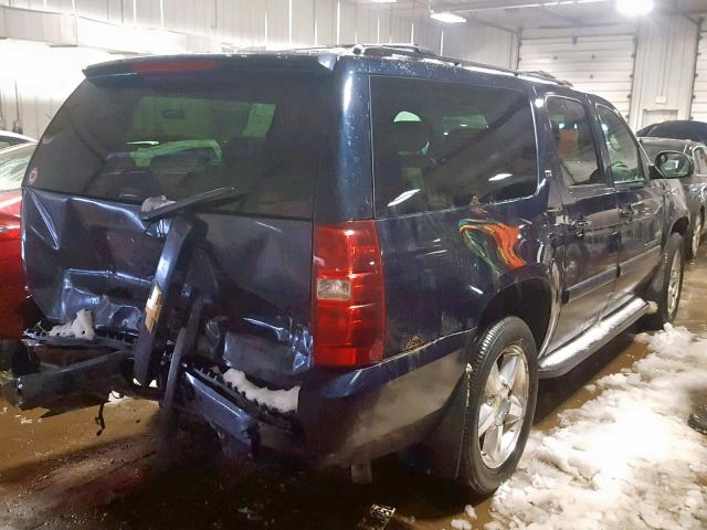 1GNFK16347J175844 - 2007 CHEVROLET SUBURBAN K BLUE photo 4