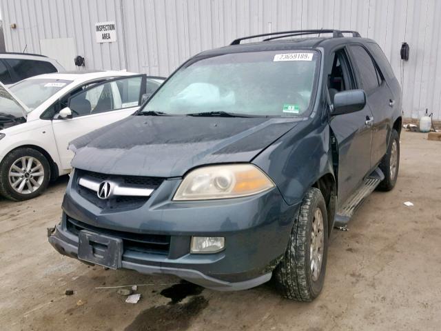 2HNYD18944H516101 - 2004 ACURA MDX TOURIN GRAY photo 2