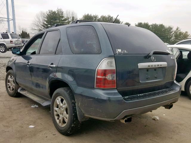 2HNYD18944H516101 - 2004 ACURA MDX TOURIN GRAY photo 3