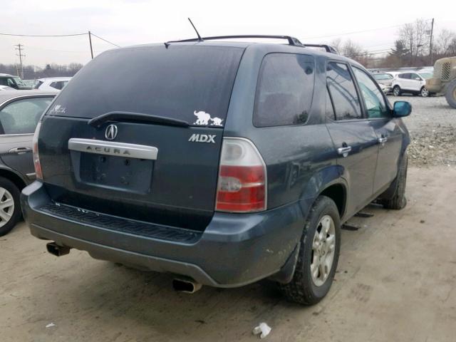 2HNYD18944H516101 - 2004 ACURA MDX TOURIN GRAY photo 4