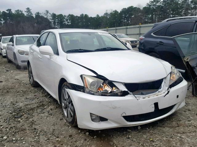 JTHBK262285064478 - 2008 LEXUS IS 250 WHITE photo 1