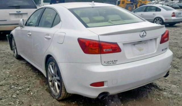 JTHBK262285064478 - 2008 LEXUS IS 250 WHITE photo 3