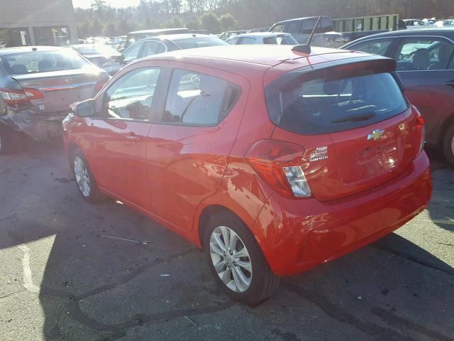 KL8CC6SA6HC755587 - 2017 CHEVROLET SPARK 1LT RED photo 3