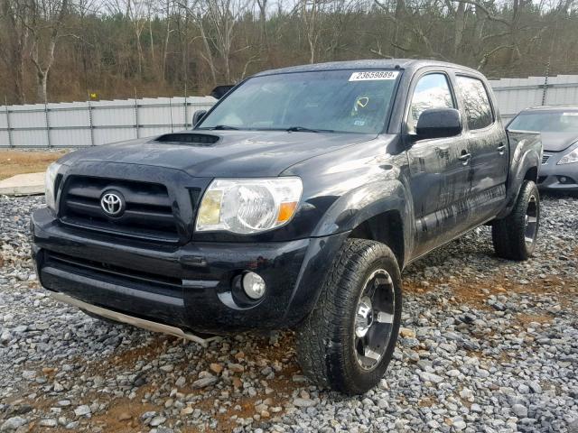 3TMLU42N96M006211 - 2006 TOYOTA TACOMA DOU BLACK photo 2