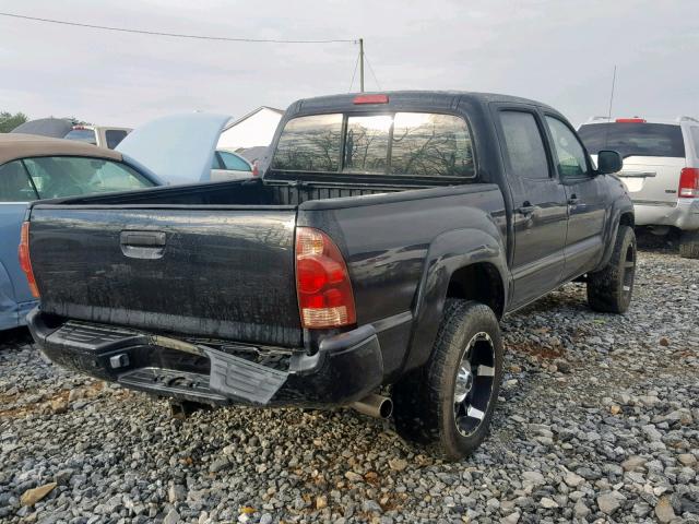 3TMLU42N96M006211 - 2006 TOYOTA TACOMA DOU BLACK photo 4