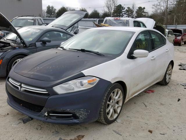 1C3CDFBA3DD170706 - 2013 DODGE DART SXT WHITE photo 2