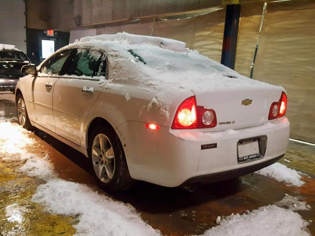 1G1ZD5EU2CF112345 - 2012 CHEVROLET MALIBU 2LT WHITE photo 3