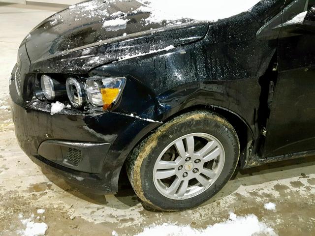 1G1JB5SH3C4141035 - 2012 CHEVROLET SONIC LS 黑色 照片 9
