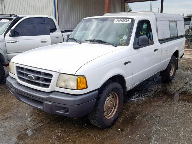 1FTYR10U12PB75644 - 2002 FORD RANGER WHITE photo 2