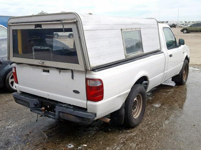 1FTYR10U12PB75644 - 2002 FORD RANGER WHITE photo 4