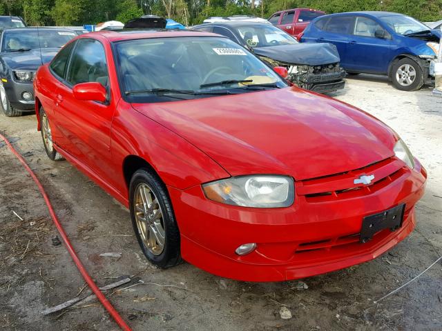 1G1JH12F737348788 - 2003 CHEVROLET CAVALIER L RED photo 1