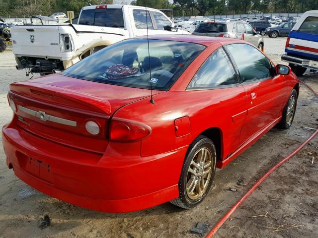 1G1JH12F737348788 - 2003 CHEVROLET CAVALIER L RED photo 4