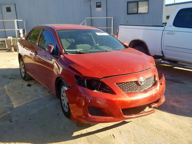 1NXBU40EX9Z069019 - 2009 TOYOTA COROLLA BA RED photo 1