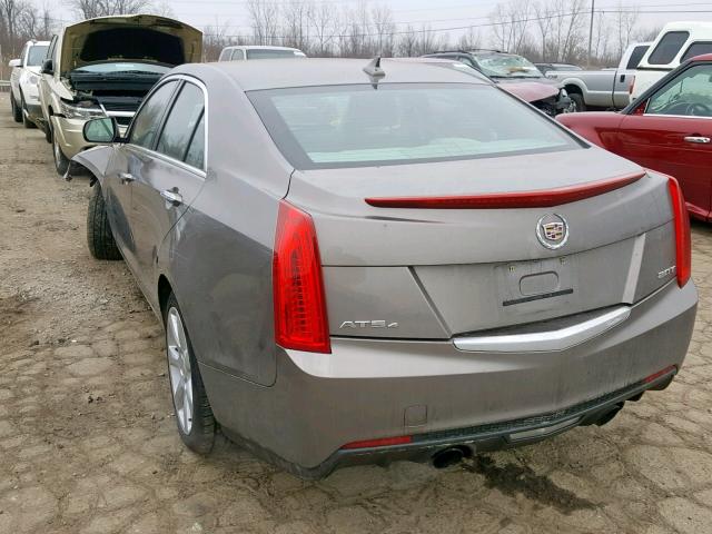 1G6AG5RX8E0176964 - 2014 CADILLAC ATS TAN photo 3