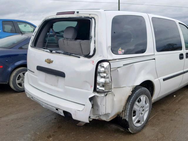 1GNDV23W78D109596 - 2008 CHEVROLET UPLANDER L Ağ foto 9