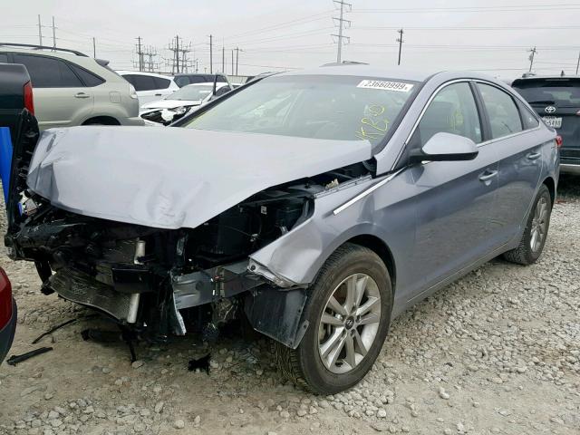 5NPE24AF6HH504173 - 2017 HYUNDAI SONATA SE 灰色 照片 2