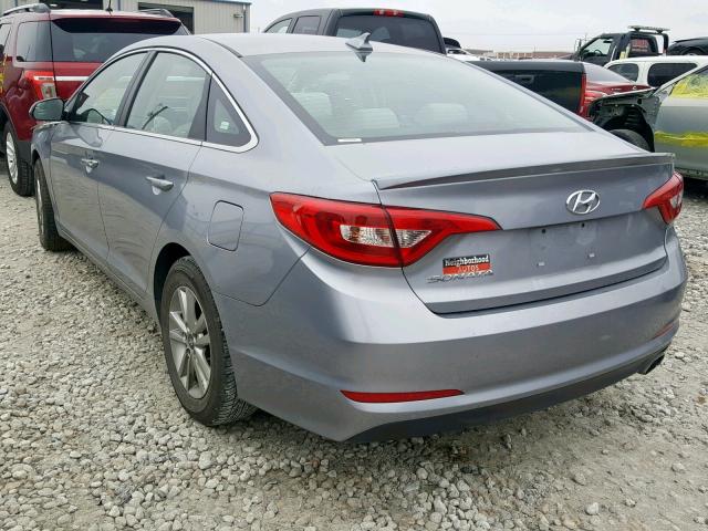 5NPE24AF6HH504173 - 2017 HYUNDAI SONATA SE 灰色 照片 3