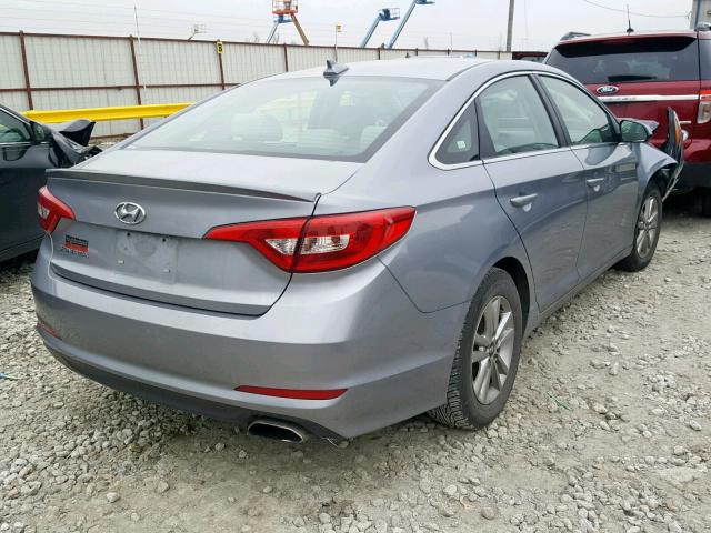 5NPE24AF6HH504173 - 2017 HYUNDAI SONATA SE 灰色 照片 4