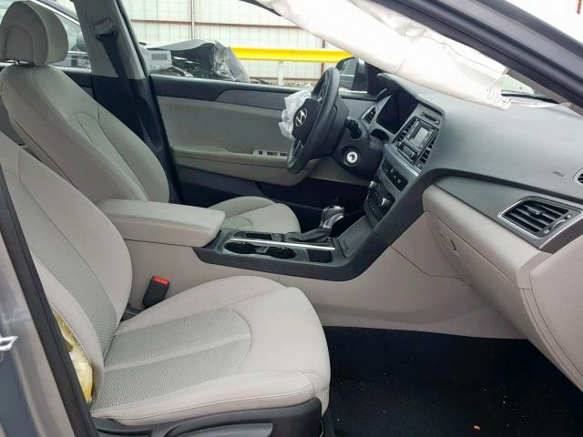 5NPE24AF6HH504173 - 2017 HYUNDAI SONATA SE 灰色 照片 5
