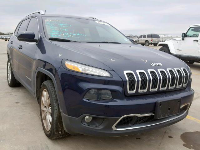 1C4PJLDS6GW259351 - 2016 JEEP CHEROKEE L BLUE photo 1