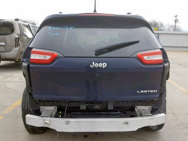 1C4PJLDS6GW259351 - 2016 JEEP CHEROKEE L BLUE photo 9