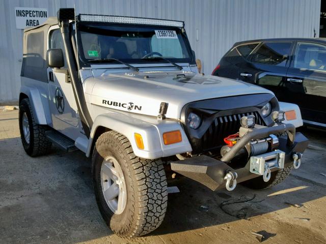 1J4FA44S05P304819 - 2005 JEEP WRANGLER / SILVER photo 1