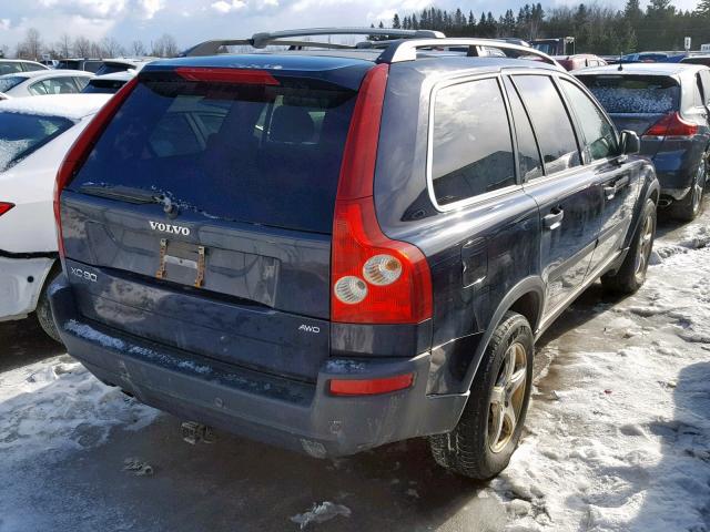 YV4CZ592761288409 - 2006 VOLVO XC90 BLUE photo 4