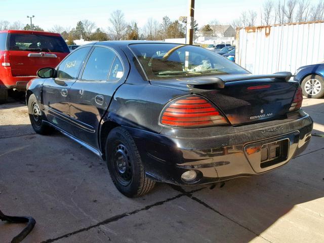 1G2NF52F43C190301 - 2003 PONTIAC GRAND AM S Սև լուսանկար 3