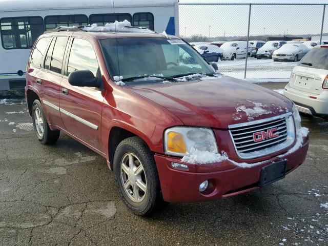 1GKDT13S282167573 - 2008 GMC ENVOY MAROON photo 1