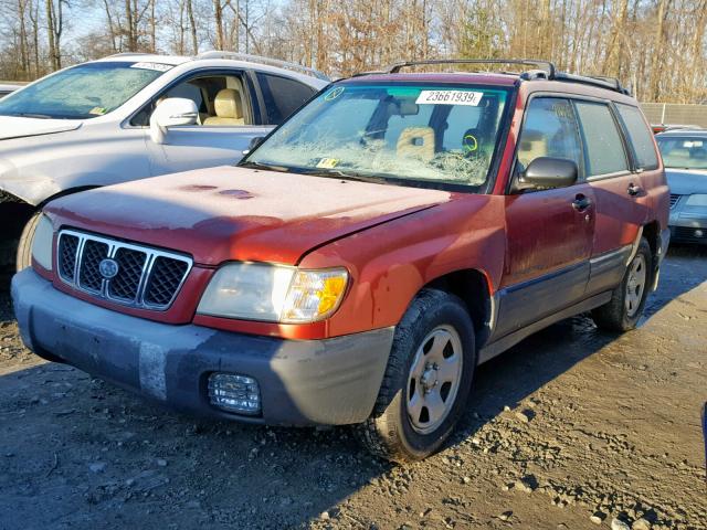 JF1SF63501G727266 - 2001 SUBARU FORESTER L RED photo 9