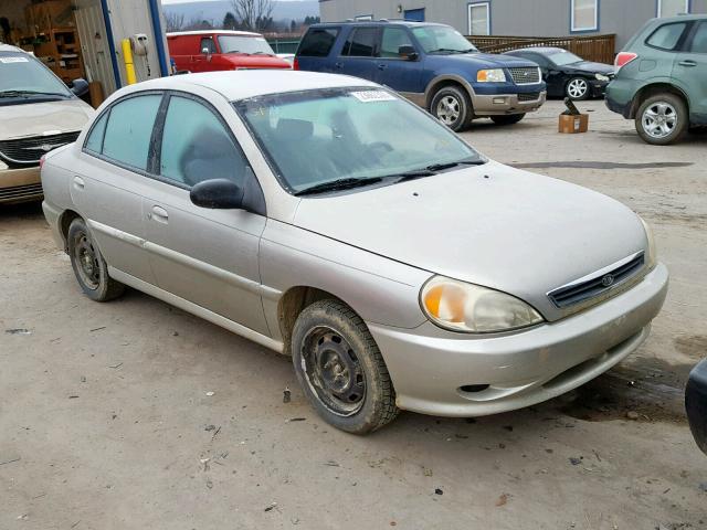 KNADC123X26160180 - 2002 KIA RIO SILVER photo 1