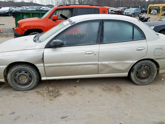 KNADC123X26160180 - 2002 KIA RIO SILVER photo 9