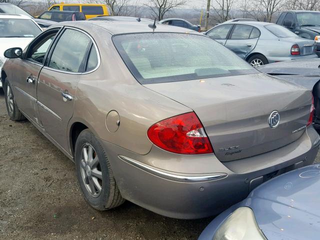 2G4WD582871227593 - 2007 BUICK LACROSSE C BEIGE photo 3