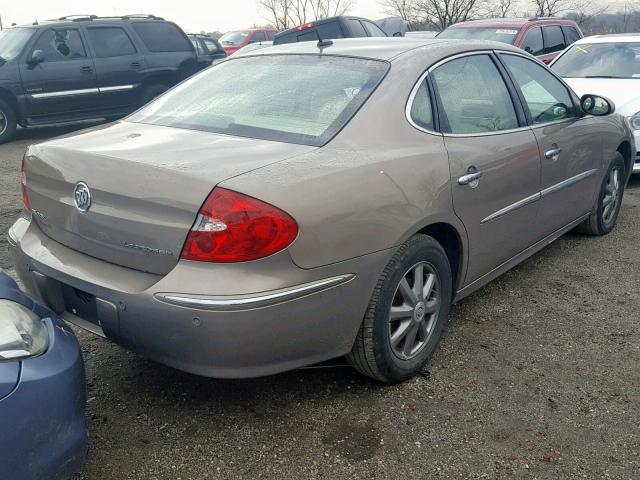 2G4WD582871227593 - 2007 BUICK LACROSSE C BEIGE photo 4