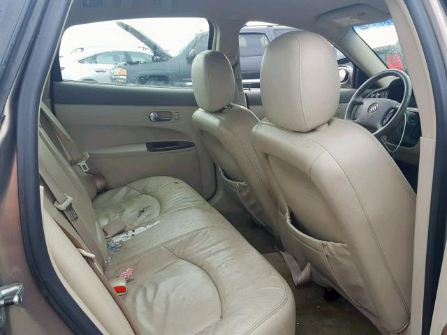 2G4WD582871227593 - 2007 BUICK LACROSSE C BEIGE photo 6