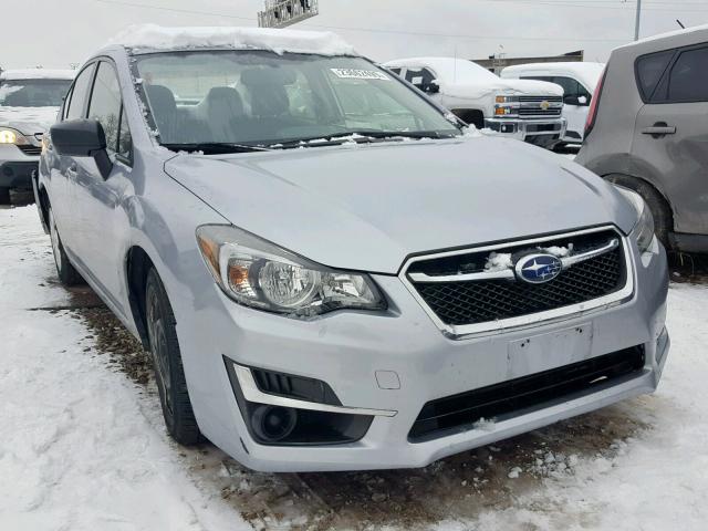 JF1GJAA68GH006098 - 2016 SUBARU IMPREZA SILVER photo 1